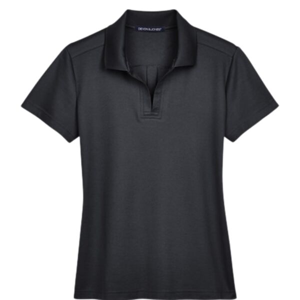 Devon & Jones CrownLux Performance® Ladies' Plaited Polo Thumbnail