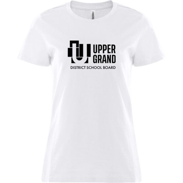 Ladies Crop Top Box Cut T-Shirt Thumbnail