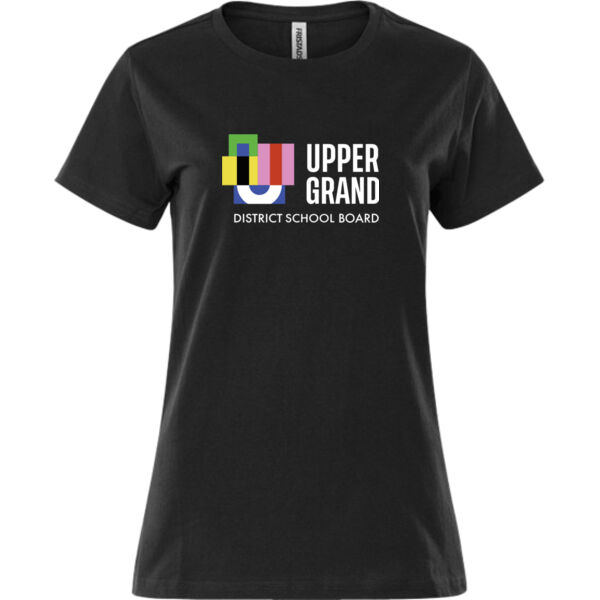 Ladies Crop Top Box Cut T-Shirt Thumbnail